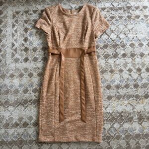 Calvin Klein Tan Midi Dress